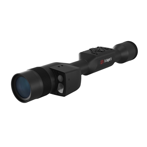 Picture of  Atn Dgwsxs3155lrf X-Sight 5 Lrf Night Vision Rifle Scope Black Anodized 3-15X, 30Mm Tube, Gen 5 Smart Mil Dot Reticle