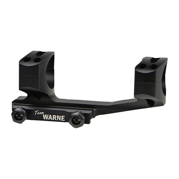 Picture of Warne Scope Mounts 1-Piece Gen 2 Extended Skel Msr Scope Mount Picatinny-Style With Rings, 1 Inch, Msr Mount, Black XSKEL1TW