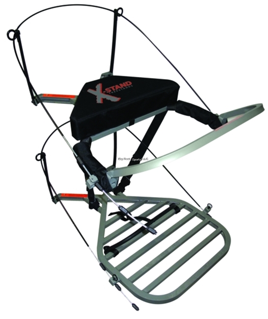 Picture of X-Stand Treestands The Sit & Climb 12# Aluminum Climber 300# Weight Cap 21"X31" Platform 19"X10" Padded Seat