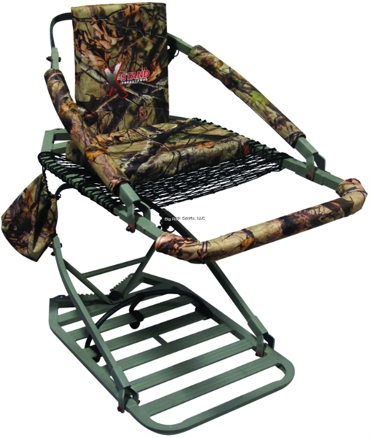 Picture of X-Stand Treestands The X-Scape 22Lb Aluminum Climber 300# Weight Cap 21"X31" Platform 17"X12" Padded Seat