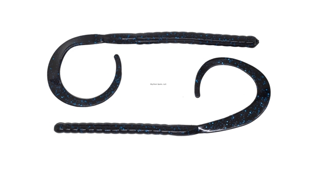 Picture of X Zone 11" Blitz Worm, Black Blue Flake