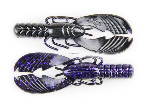Picture of X Zone 4"  Muscle Back Craw, Purple Shadow