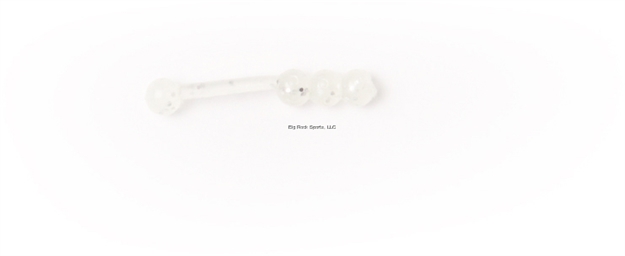 Picture of X Zone Lures 1" Baller, 345, Glow Silver