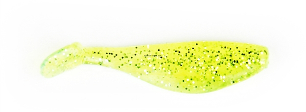 Picture of X Zone Lures 2" Super Shad, 308, Chartreuse Shine