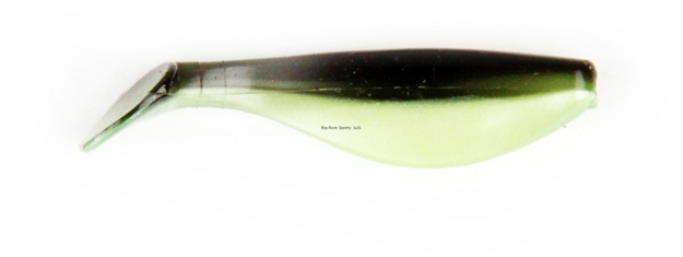 Picture of X Zone Lures 2" Super Shad, 706, Black/Chartreuse Pearl