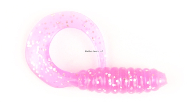 Picture of X Zone Lures 2" Swirl Tail Grub, 315, Hot Pink Silver MF (24/Pack)