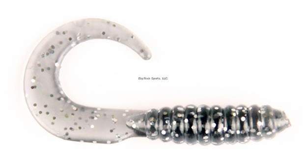 Picture of X Zone Lures 2" Swirl Tail Grub, 331, Smoke Silver (24/Pack)