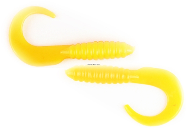 Picture of X Zone Lures 2" Swirl Tail Grub, 740, Orange/Yellow (18/Pack)