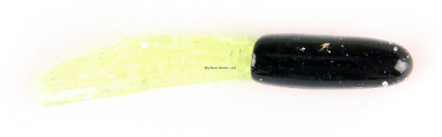 Picture of X Zone Lures 2" Tube, 002, Black/Chartreuse