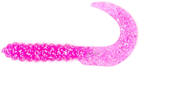Picture of X Zone Lures 3" Grub, Hot Pink Silver