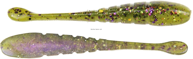 Picture of X Zone Lures 3.25" Pro Series Finesse Slammer, Bass Candy