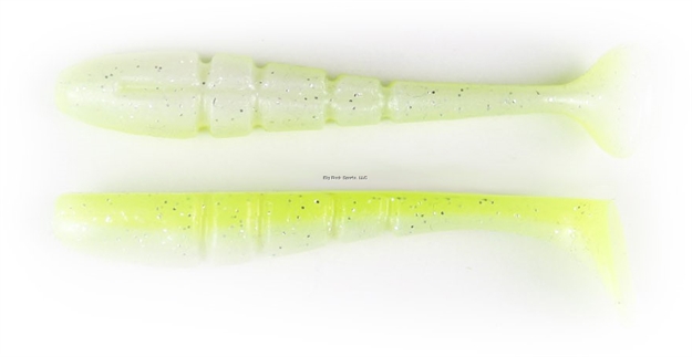 Picture of X Zone Lures 3.5" Pro Series Mini Swammer, Chartreuse Pearl