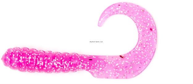 Picture of X Zone Lures 4" Grub, Hot Pink Silver