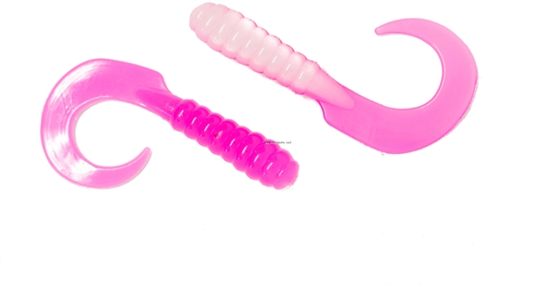Picture of X Zone Lures 4" Grub, Pink/White