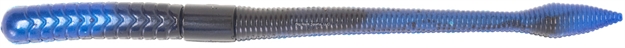 Picture of X Zone Lures 6" MB Fat Finesse Worm, Black Blue Swirl