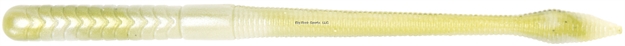 Picture of X Zone Lures 6" MB Fat Finesse Worm, Grasshopper Swirl