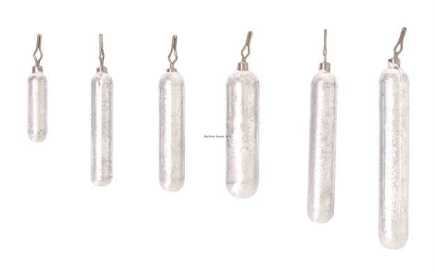 Picture of X Zone Pencil Drop Shot Weight - 1/4Oz  (9/Pk)