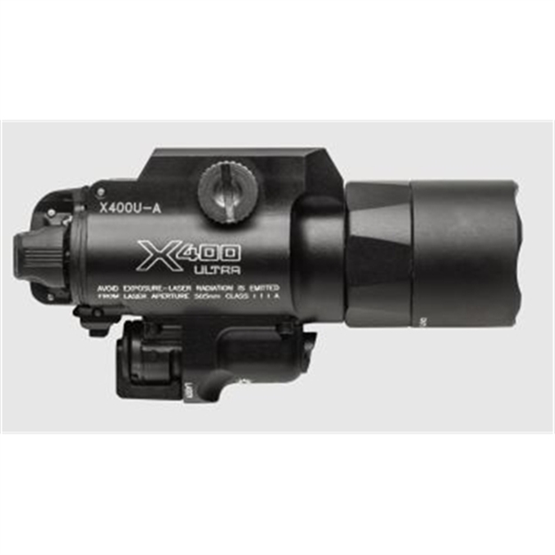 Picture of  Surefire X400uard X400u-A-Rd Ultra Black Anodized 1,000 Lumens White Led/Red Laser 084871321211