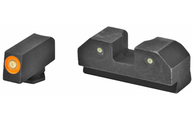 Picture of XS Sights  Ram  Glock 20,21,29,30,30S,37,41 Green Green Tritium W/Orange Outline