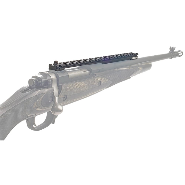 Picture of XS Sights Ru5000rn Gunsite Scout Rifle Scope Mount With Integrated Ghost Ring  Black Anodized 0 Moa RU-5000R-N