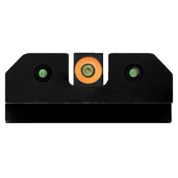 Picture of XS Sights  Ram  S&W M&P Shield Green Tritium W/Orange Outline Green Tritium