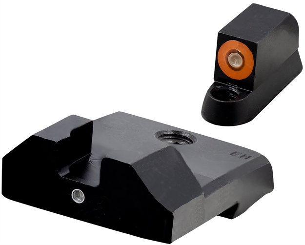 Picture of XS Sights Czf009s5 F8 Night Sights Green Tritium With Orange Outline Front, Green Rear With Black Frame For CZ P-10