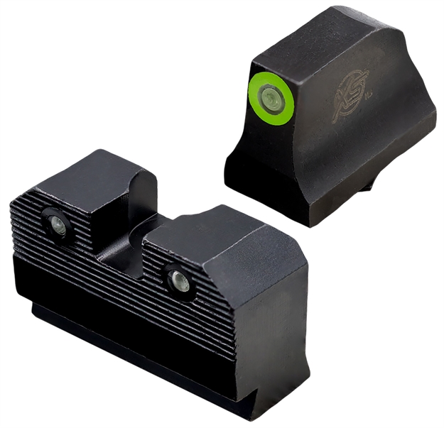 Picture of XS Sights Glr204p6g R3d 2.0 Night Sight Set Green Tritium Front/Black Oxide Frame, Compatible W/Glock GL-R204P-6G 647533003834