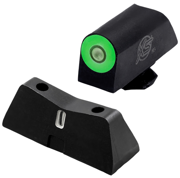 Picture of  XS Sights Glx201s5g Dxt2 Pro Night Sight Set Green Tritium Front/Black Oxide Frame, Compatible W/Glock