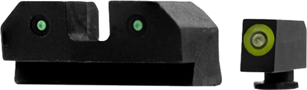Picture of XS Sights Ram Glock 424343X48 3-Dot Green Tritium Set