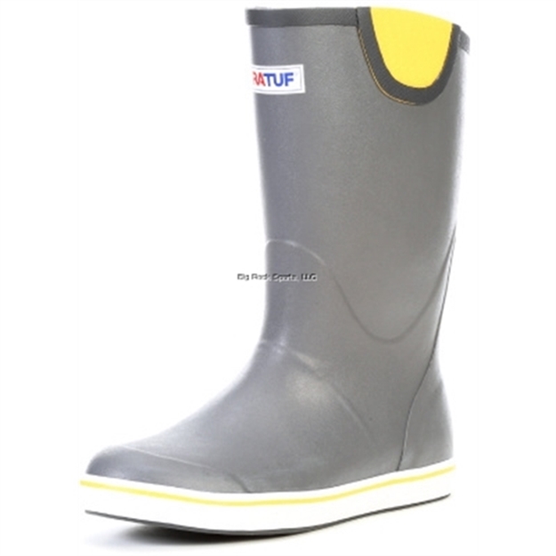 Picture of Xtratuf 12" Full Rubber Deck Boot - Size 10 - Gray/Yellow