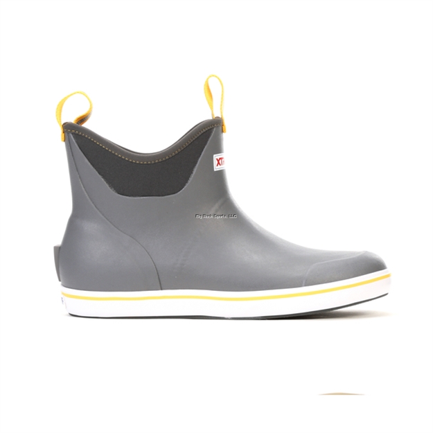 Picture of Xtratuf 6" Full Rubber Deck Boot - Size 10 - Gray/Yellow