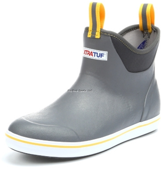 Picture of Xtratuf 6" Full Rubber Deck Boot - Size 12 - Gray/Yellow