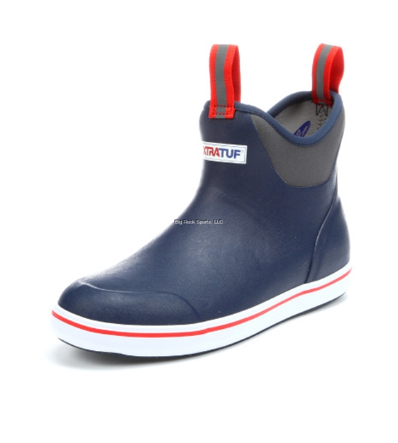 Picture of Xtratuf Deck Boot Ankle Navy/Red - Size 14