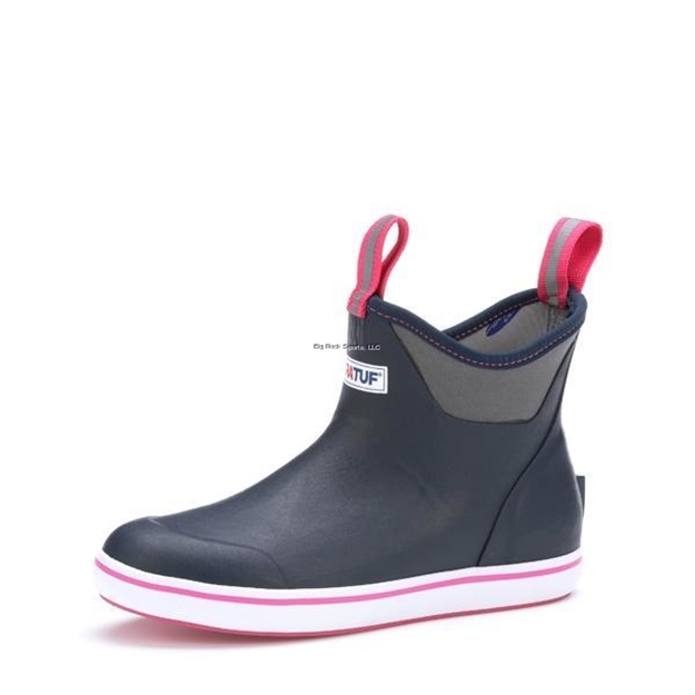 Picture of Xtratuf Women's Ankle Deck Boot Navy/Pink - Size 6