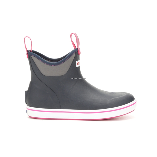 Picture of Xtratuf Women's Ankle Deck Boot Navy/Pink - Size 8