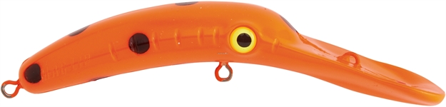 Picture of Yakima Bait Mag Lip Trolling Plug 2.0, 2", Orange Fluorescent Black Spot