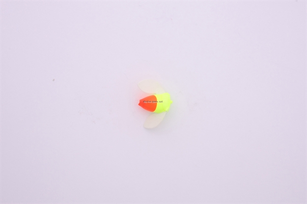 Picture of Yakima Bait Spin-N-Glo Winged Drift Bobber, #6, Flame Chartreuse W/ White Wing 12Pk