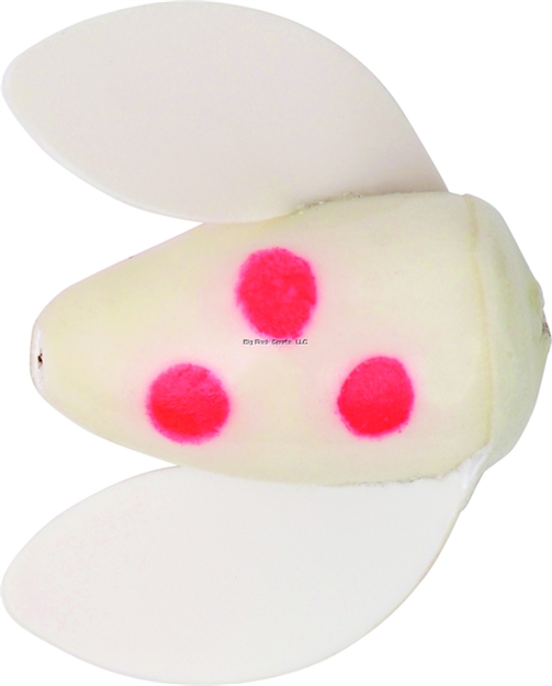 Picture of Yakima Bait Spin-N-Glo Winged Drift Bobber, #6, Luminous Spot W/ White  Wing, Floating,12/Pack