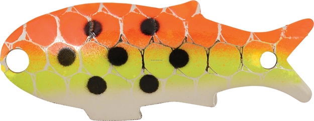 Picture of Yakima Bait Triple Teazer Spoon, 1-3/16" Metallic Parrot