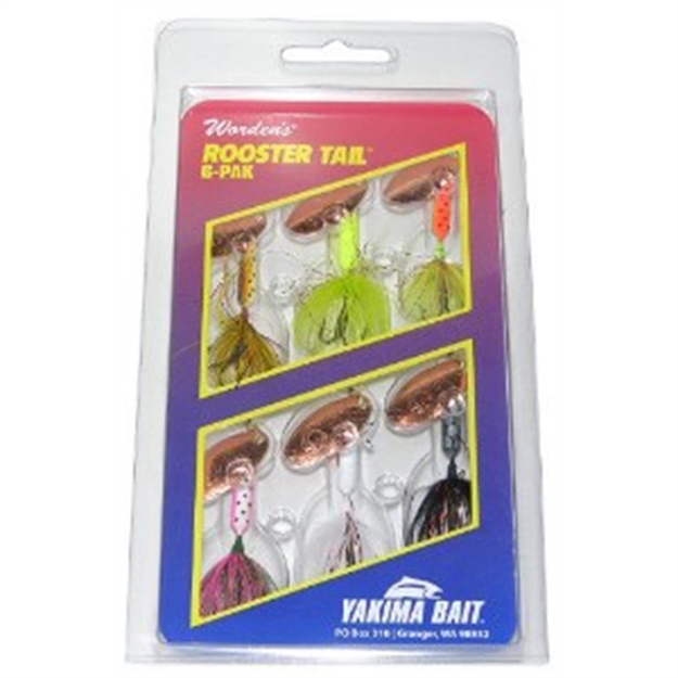 Picture of Yakima Rooster Tails Rooster Tail 1/2 Assorted 6Bx