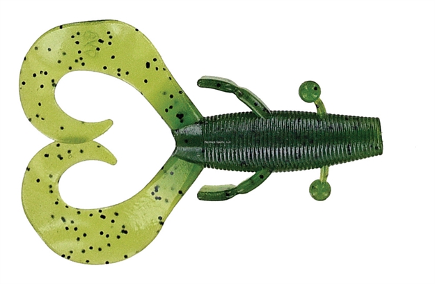 Picture of Yamamoto Cowboy Creature Bait, 4", 7Pk, Watermelon W/Black Flake