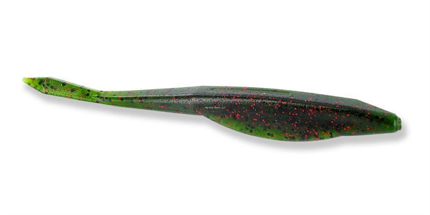Picture of Yamamoto D-Shad Soft Plastic Jerk Bait, 5", Watermelon With Black & Red Flake