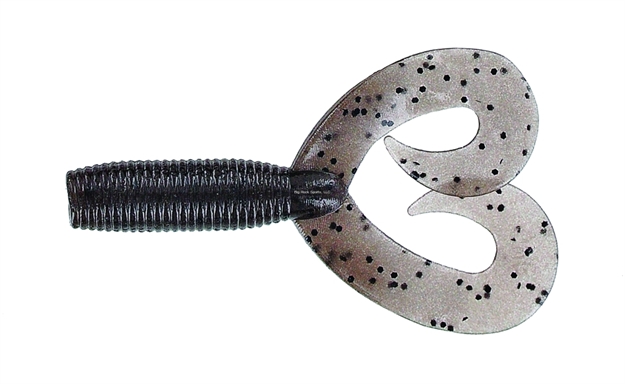 Picture of Yamamoto Double Tail Grub, 5", 20Pk, Cinnamon With Black