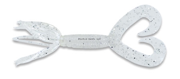 Picture of Yamamoto Double Tail Hula Grub, 4", 10Pk, Blue Pearl With Large Silver Flake