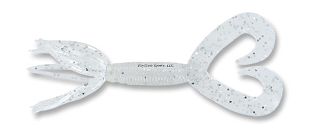 Picture of Yamamoto Double Tail Hula Grub, 5", 10Pk, Blue Pearl With Large Silver Flake