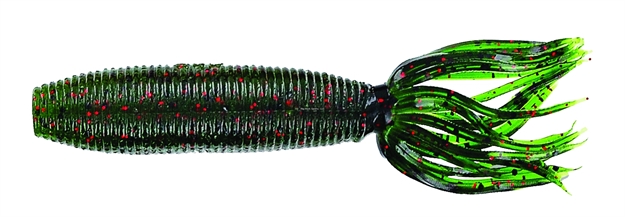 Picture of Yamamoto Fat Ika, 4", 10Pk, Watermelon/Black/Red