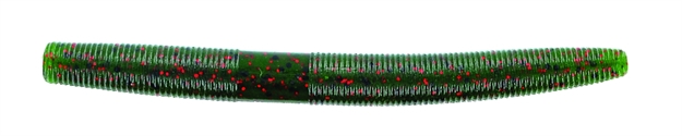 Picture of Yamamoto Fat Senko Worm, 3", 10Pk, Watermelon/Black/Red