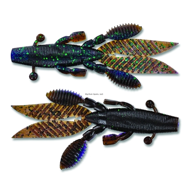 Picture of Yamamoto Flappin' Hog Creature Bait, 3.75", 7Pk, Bama Bug