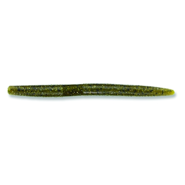 Picture of Yamamoto Senko Worm, 4", 10Pk, Green Pumpkin Magic