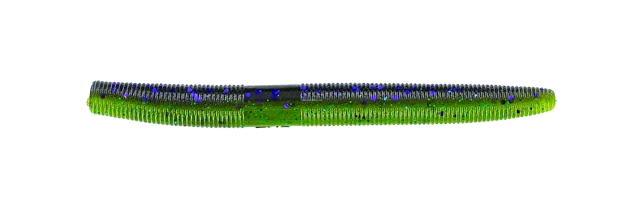 Picture of Yamamoto Senko Worm, 4", 10Pk, Smoke With Purple & Blue Flake & Watermelon With Blue Flake